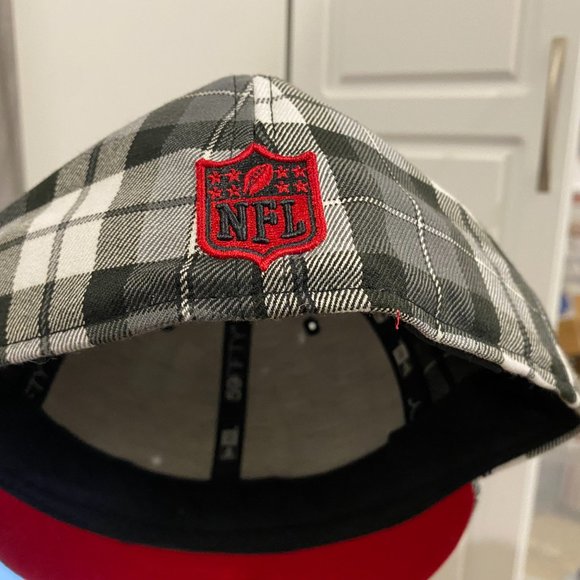 Rare New Era Atlanta Falcons Scholar Pop Plaid 59fifty Fitted Hat Cap Nwt NFL - Picture 3 of 3